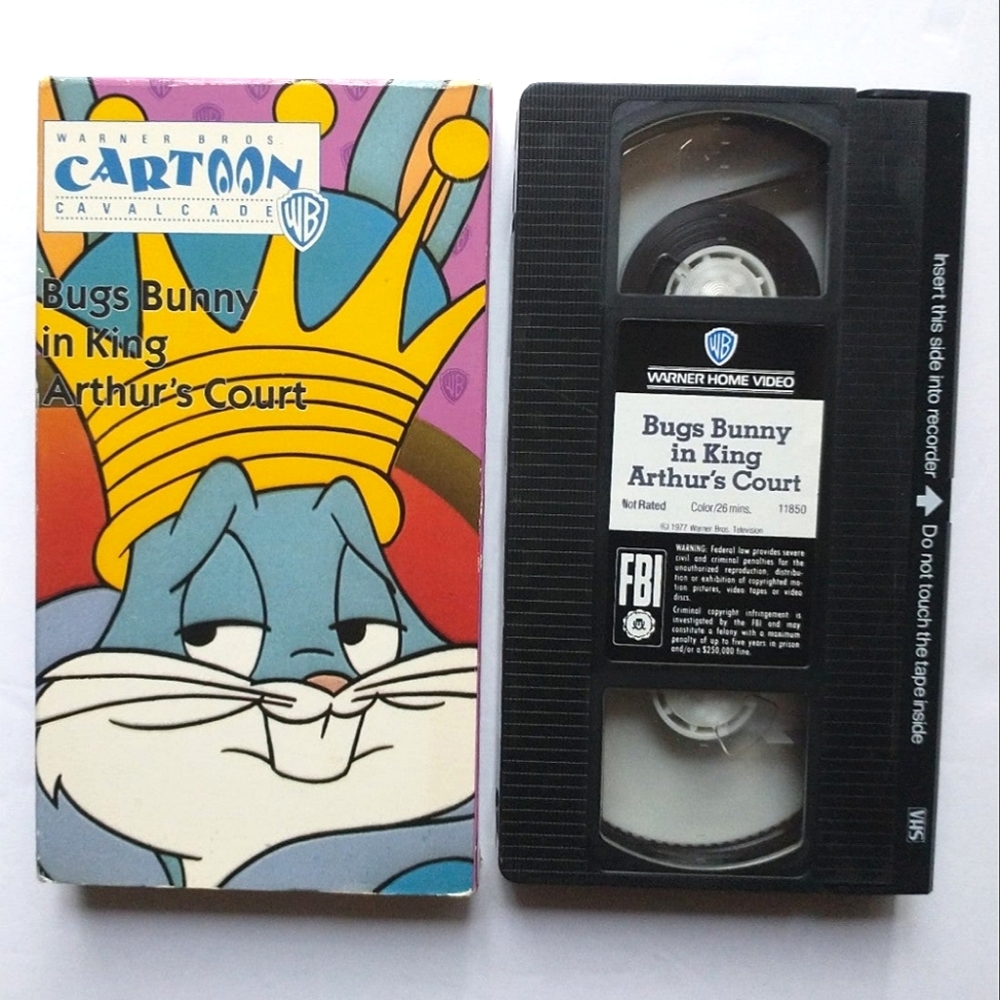 Bugs Bunny In King Arthur's Court VHS Tape